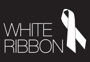 white ribbon